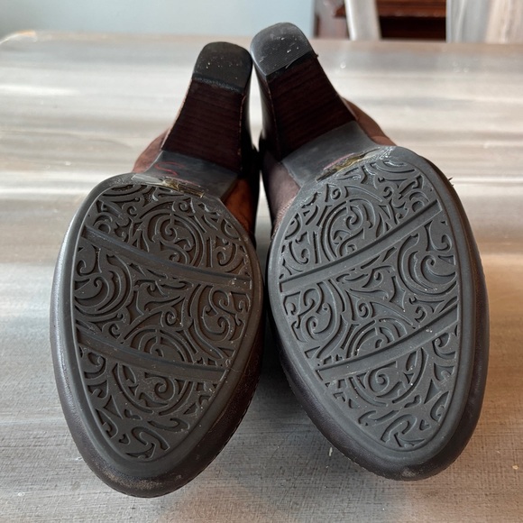 Clarks Artisan Women’s Leather  Ankle Boots In Brown Size 10 - Picture 7 of 7